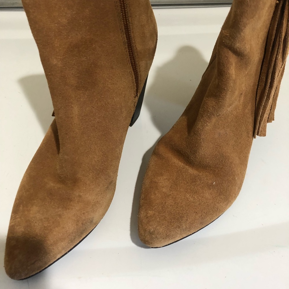 ASOS Park Lane Fringe Suede Boots 8.5 - Picture 9 of 11
